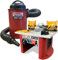LUMBER JACK Router Table with Built in 1500W Motor, Bench Top 240V Electric Routing, 1200W Dust Extractor with Hepa Filter and 5 Piece Reducer Set