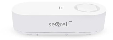 seQrell, Sensore Acqua Pavimento, Sensore Allagamento WiFi, Allarme per Vasca da Bagno, Rileva perdite acqua per il Sistema di Allarme Wireless GSM seQrell. App, SMS, Chiamata. Sirena 100dB