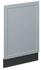 Vicco Frontblende Fame-Line, Hellblau-grau, 45 cm | MDF-Front · Ohne Arbeitsplatte · ✓ Passend zur Küchenfront · Metallgriffe · Einfache Integration