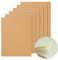 YBCPACK Kraft Notizbuch A4 Blanko, 6 Notizbücher Set, leeres Notizheft, Skizzenbuch A4 mit 64 Seiten (32 Blätter), Notizblock für Büro, Schule & Reisen (21.6x28cm)