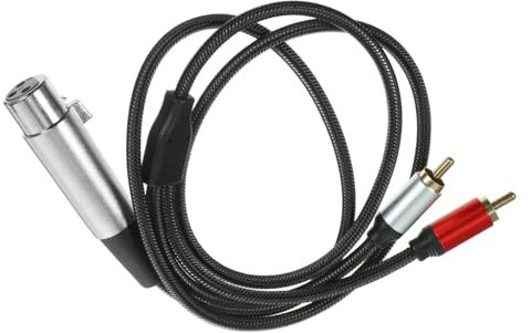 UPKOCH 3 speaker cables lautsprecherkabel audio funkübertragung Mikrofonkabel Soundkabel für Autoverstärker Audio-Klinkenkabel Signal-Audiokabel XLR-Audiokabel verzinnter Kupferdraht