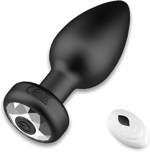 Anal Plug Adult Sex Toy,Adult Sex Games for Men Women,Wireless Remote Control 10 Frequency Vibration,Small Butt Plug for Female Male Prostate Massage Vibrating Anal Toys