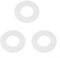 Cistern Flush Valve Diaphragm Washer'S Seal FOR Skylo 65Mm/ Wide 43Mm Hole 2Mm Thick Clear 3 Pack