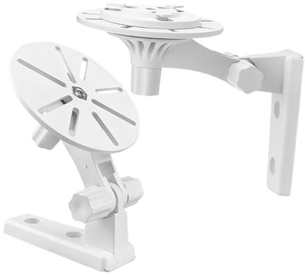 Hemobllo 2pcs Adjustable Wall Mount Bracket for Security Camera No- Versatile Indoor Use and Camera Holder for Easy Installation