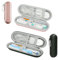 Satiskid 2 Stück Elektrische Zahnbürste Etui für Oral B/Oral-B Pro/Philips Sonicare/Braun Oral B, Elektrische ZahnbüRste Reise Etui Tragbare Hart Reise Case Hülle