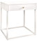 Riess Ambiente Industrial Nachttisch Slim LINE - 50cm - weiß Gold - Stahl - Beistelltisch mit Schublade rechteckig minimalistisch