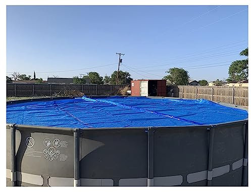 Bâche ronde pour piscine hors sol et creusée, protection solaire à bulles pour l'été et l'hiver, différentes tailles