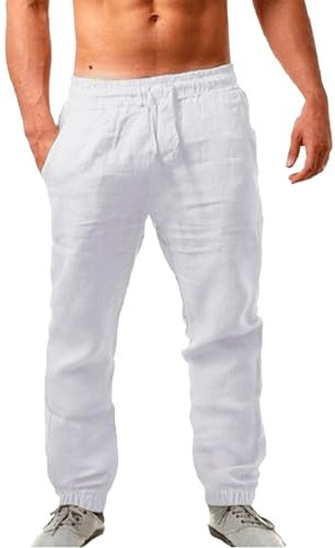 Survetement Homme, Pantalon de Travail, Jean Homme Large, vêtements de sécurité, Lin, Pantalon Pluie Velo, Lin, Vetement Mode, Baggy, survêtement, Revolution Race, Pluie Moto, Treillis Militaire, été
