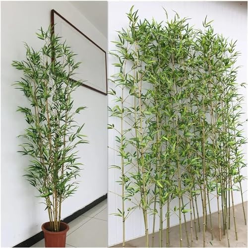 Künstliche Bambuspflanzen for die Innen- und Außendekoration – Simulationsbäume for Raumteiler und Wandtrennwände(2m Tall 100 Pack)