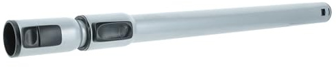 vhbw Staubsaugerohr kompatibel mit Philips 5000 Series PowerPro Active FC9550, FC9557, FC9556, FC9555, FC9553, FC9552 Staubsauger - 53-83cm Silber