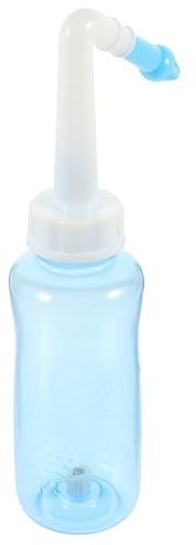 SOIMISS Botella Fácil de Lavado Nasal y Niños para 300ml Adultos Limpiador Nariz de Usar, Material Plástico Color Aleatorio para Cuidado Nasal Diario