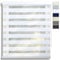 EFIXS Doppelrollo mit Kassette Montage Wand/Decke mit Bohren Breiten: 40-220, Höhe: bis 240 Hier: BxH (220 x 175) cm (Weiss) Premium Duorollo, oder ohne Bohren mit Klemmhalter am PVC-Fenster