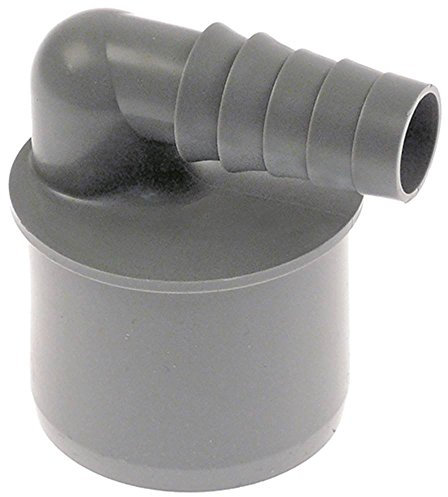 Schlauchnippel für HT-Rohr Schlauch ID 19/21mm gebogen Innen 19/21mm Polypropylen DN 50mm