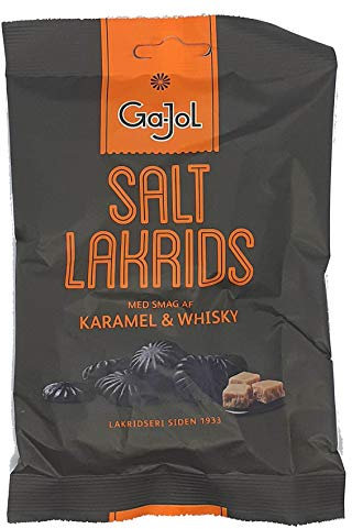 Ga-Jol Salzlakritz Karamell & Whiskey, 1er Pack (1 x 140 g)