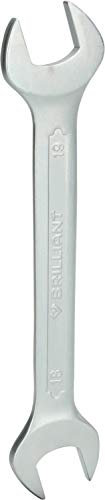 BRILLIANT TOOLS BT010908 Doppel-Maulschlüssel, 18 x 19 mm [Powered by KS TOOLS]