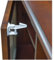 Inaya Cabinet Locks Baby Proofing - Child Proof Drawer Locks - Child Safety Cabinet Latches with 3M Adhesive Easy Installation - No Drilling or Extra Screws (8 Pack)