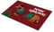 Christmas Door Mat Cute Dachshund Dog Outdoor Christmas Doormat, Merry Christmas Doormat with Non-Slip PVC Backing for Entrance, 23.62x15.74in
