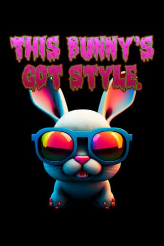 Notizbuch A5 kariert mit Softcover Design: Cooler Osterhase Frohe Ostern Bunny Osterfreunde: 120 karierte DIN A5 Seiten