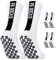 AVABEST Fussball Socken 2 Paar Fußballsocken 35-39 für Damen Kinder und Teenager Grip Socken Fussball Fussballsocken Rutschfeste Sportsocken für Fussball Basketball Laufen, Weiß