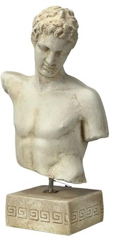The Ephebe of Marathon Boy Torso Museum Copy Hard Plaster Statue Skulptur