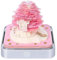 Simpls 3D-Notizblock-Tischkalender mit Lichtern, 2024 Kalender Sakura Tree 3D-Notizblock Artopad-Gravur, Künstler-Tischkalender