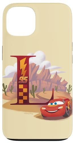 iPhone 13 Disney & Pixar Alphabet Monogram Letter L Lightning McQueen Case