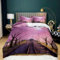 XCQHZYQ Bettbezug 155x220 cm Kirschbaum Bettwäsche Set Weiche Atmungsaktive Hypoallergen für Jugendliche Einzelbett mit Reißverschluss und Kissenbezug 80x80 cm