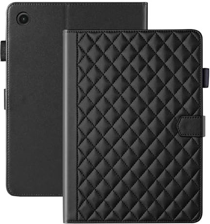 Vaitasy Custodia per Samsung Galaxy Tab A8 10.5 Pollici 2022/2021 SM-X200/X205/X207 Business Pelle PU Tablet Cover per Galaxy Tab A8 con Portafolio Supporto Funzione Nero