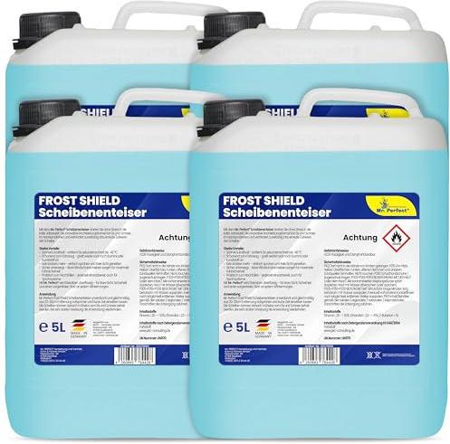 Mr. Perfect® Scheibenenteiser Auto 4x5L, Enteiserspray, EIS Entferner | Eis lösen statt kratzen | bis -40 °C | verhindert Wiedervereisung | direkt aufsprühen, kein Anmischen | Made in Germany
