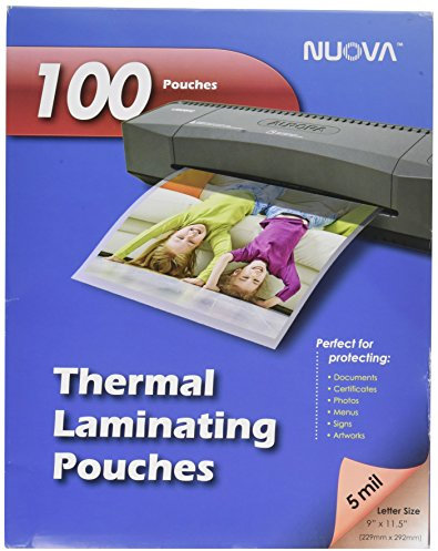 Nuova, LP105H, Thermo-Laminiertaschen, 22,9 x 29,8 cm, Briefgröße, 5 mm, 100 Stück