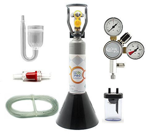 CO2 Anlage Aquarium Komplettset mit 500g Mehrwegflasche …