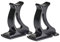 Valdern Pair of Universal Traditional Column Radiator Support Feet Available in White | Black | Anthracite Grey -100 mm High (Black)
