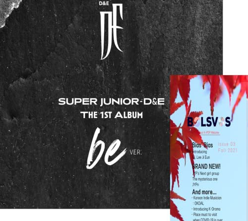 Super Junior D&E - Countdown [Be Ver.] (1st Album) Album+BolsVos K-POP Webzine (20p), Decorative Stickers, Photocards