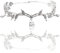 Gloryit Tiara Brautschmuck Kristall,Strass Kristall Braut Tiara Haar Pin Tiaras Stirnband,Strass Kopfband der Frau Blumen und Blätter Krone Haarband