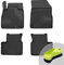 FROGUM No.77 Gummimatten Ganzjahresset von Auto Fußmatten Autofussmatten für Nissan Micra K13 2010-2016 | Langlebiges TPE Material