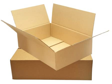 MyPack 25 Faltkartons 350x250x100 mm braun 1 wellig für DHL Päckchen S rechteckiger Versandkarton für kleine Waren kleine Kartons