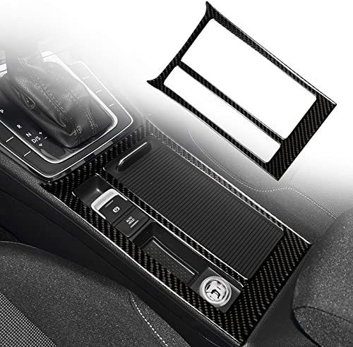 FINMOKAL Per VW Golf 7 GTI MK7 2013-2019 Portabicchieri per Bevande in Fibra di Carbonio Trim Adesivo Interno