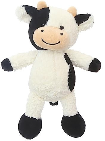 Trayosin Kuscheltier Kuh Plüschtier Super Weich Plüsch Niedliche Puppe Flauschiger Stofftier Kuh zum Spielen, Sammeln & Kuscheln für Jungen Mädchen (Stehend Kuh 30cm)