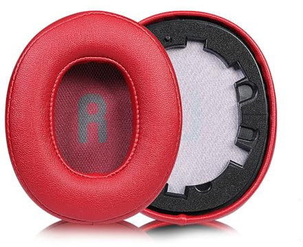 Earpads Ear Cushions Compatible with JBL Tune 700BT 710BT 700BTNC 750BTNC Headphone, Replacement Ear Pads Cover with Memory Sponge, Noise Isolation Ear Cups Headset Repair Parts (Red)