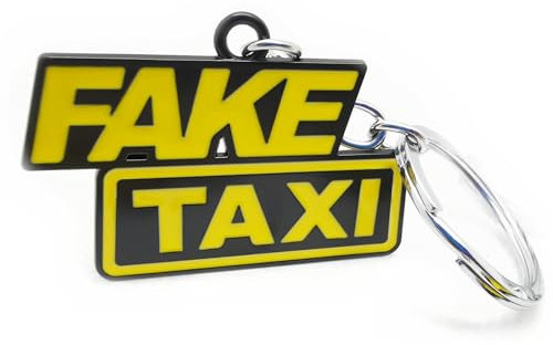 Streetculture I am The Fake Taxi Driver Faketaxi - Schlüsselanhänger - Pron Casting Film Crew Tuning Auto