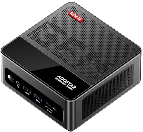 docooler MiniPC 32G DRR5 RAM 1T SSD Mini Desktop-Computer Prozessor 7 8845HS 8 Core 16 Thread WIFI6 BT5.2 Dual 2.5G LAN Ports Unterstützung 4K 120Hz Display