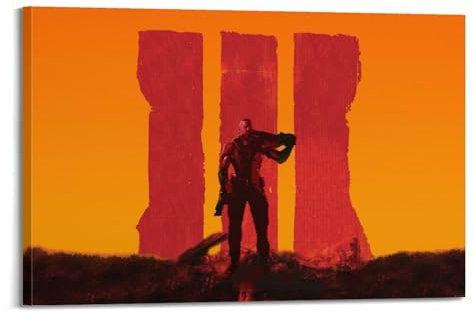 YIHAIKAI Game Poster Call of Duty III Zombies Poster Decorative Painting Canvas Wall Posters And Art Picture Print Modern Family Bedroom Decor Posters 16x24inch(40x60cm)
