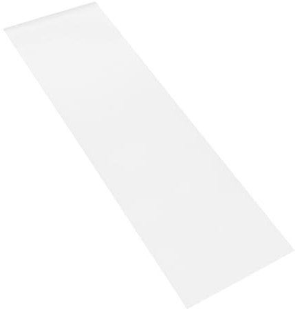 MINAOLULUS Weiße Flexible Vinylfolie für Wärmeübertragung Selbstklebende Bügelfolie Anpassbar für Flache und Gebogene Oberflächen für Selbstgemacht Beschriftungen und Professionelle Schilder