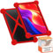Custodia tablet 10 pollici universale silicone valida per tutti i tablet pc da 10 presenti sul mercato (Rosso)