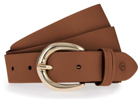 Tamaris Leather Belt W95 Cognac