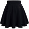 bridesmay Damen Mini Rock Sommer Kurz Skater Rock Schulmädchen Anime Rock Gothic Cosplay Sexy Röcke Black 2XL