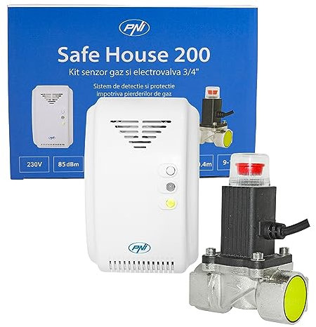 Kit sensore e elettrovalvola PNI Safe House 200 3/4 Pollici