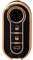 OFFCURVE Etui a Clef Couvre Clef Étui à Clé Coque Clé pour Fiat 500 Lancia Punto Panda Ypsilon Delta Grande Bravo Musa Plier Retourner