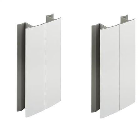 2x jonction de plinthe 150mm blanc mat multi angle angulaire coin cuisine raccord connecteur pied de meuble profil PVC plastique finition