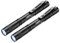 Lepro Linterna Ultravioleta, 365nm Linterna UV LED Luz Negra, Pequeña Linterna Bolígrafo con Clip para Detectar Manchas de Mascota, Alfombra, Fluorescentes, Escorpión, Cheques Billetes【2 PACK】